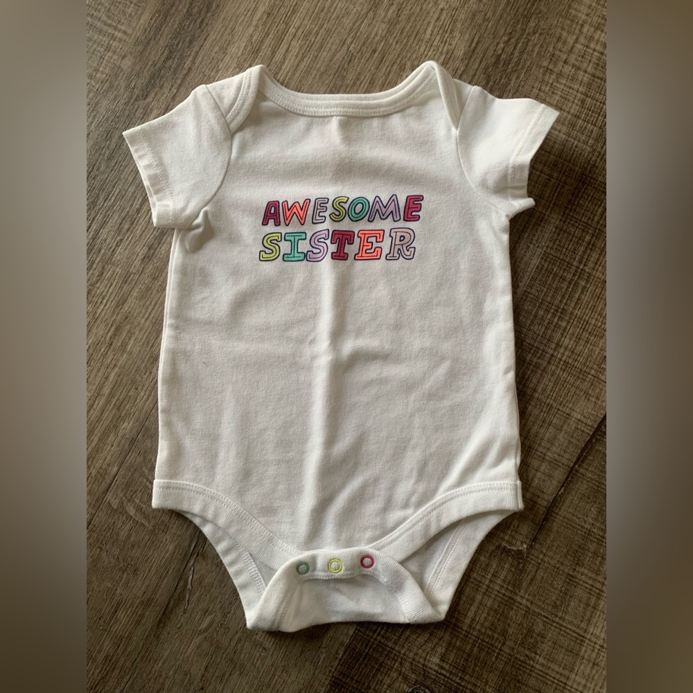 Cat & Jack Onesie Size 0-3 Months